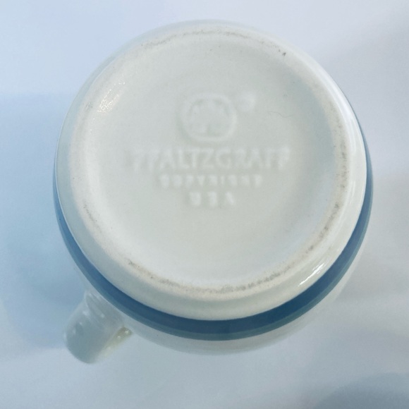 Pfaltzgraff Northwinds Creamer Vintage USA Blue Green No Chips or Cracks - Picture 2 of 6